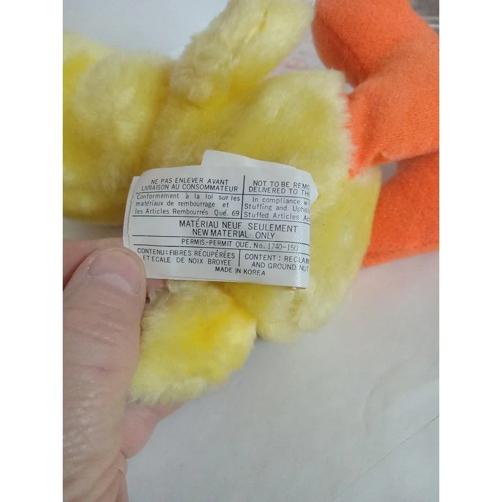 Tweety Bird Plush Stuffed Animal Looney Tunes Yellow Orange Feet 8